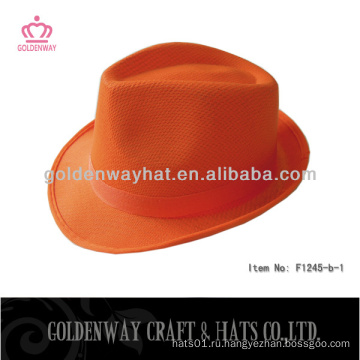 Дешевый полиэфирный фетровый шляпа рекламный подарок PP шляпа сувенир с пользовательским логотипом дизайн